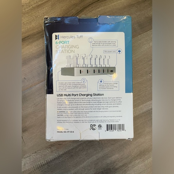 Hercules Tuff 6-Port Charging Station - Picture 2 of 4